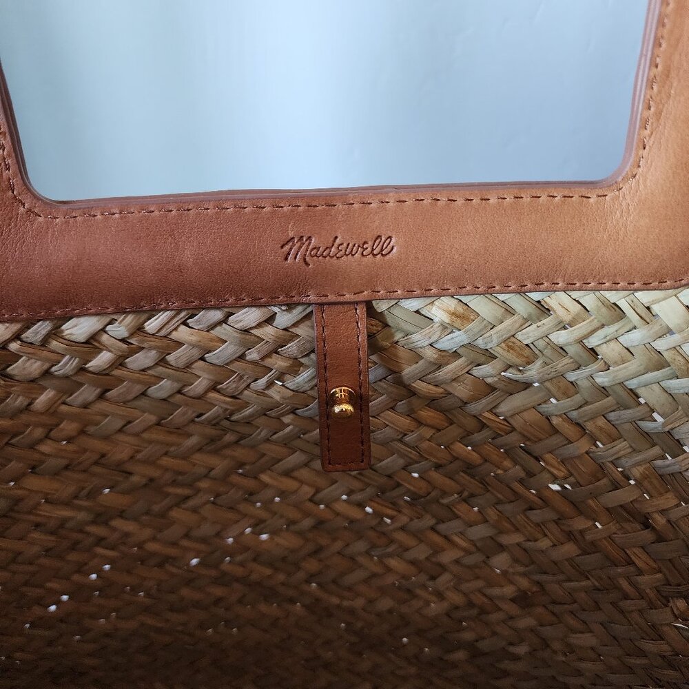 Madewell Straw Tote "LIKE NEW" - Picture 13 of 16